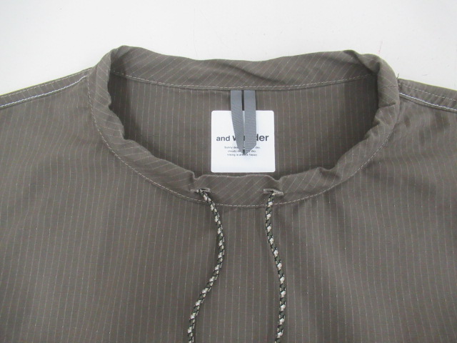 and wander（アンドワンダー）  dry rip long pullover