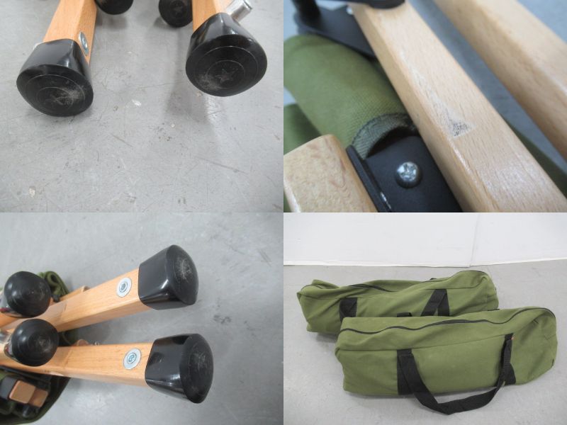 FIELDOOR（フィールドア）  クラシックチェア カーキ 2脚セット