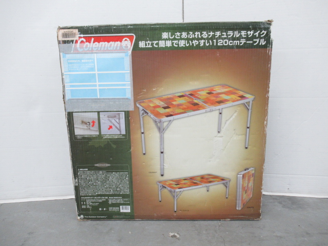 Coleman（コールマン）  ナチュラルモザイクリビングテーブル120