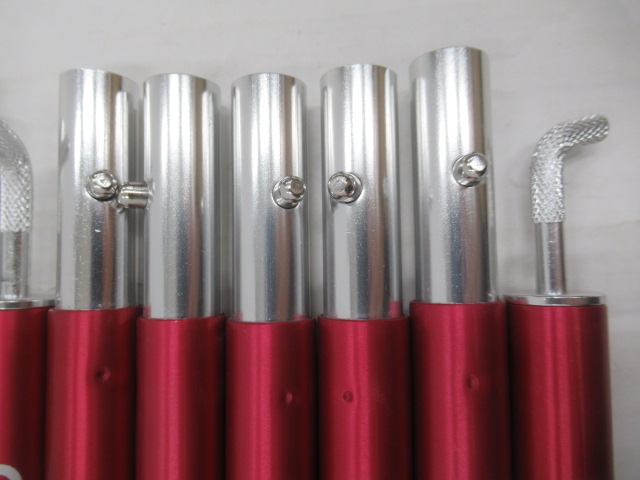 DOD（ディーオーディー）  コンパクトタープポール レッド