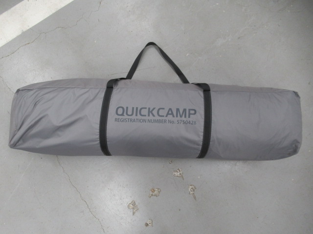 QUICKCAMP（クイックキャンプ）  スクリーンタープ 3m ワンタッチ グレー