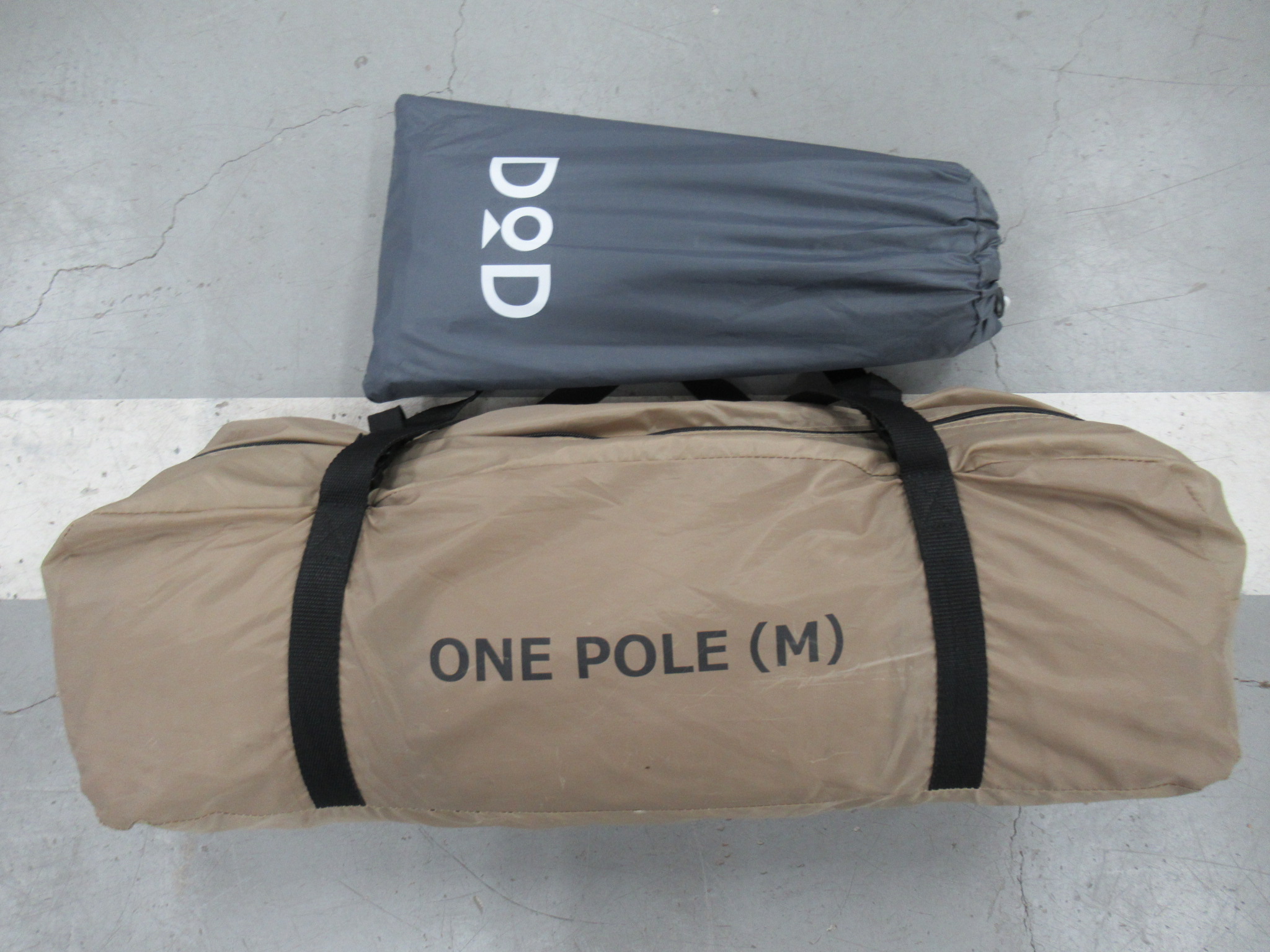 DOD（ディーオーディー）  ワンポールテントM タン グランドシートセット