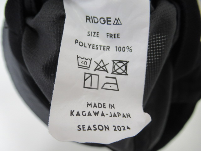 RIDGE MOUNTAIN GEAR(リッジマウンテンギア) Basic Cap 2024