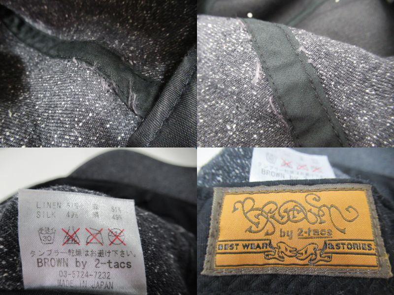 2-tacs(ツータックス) B刺繍 リネンシルクキャップ