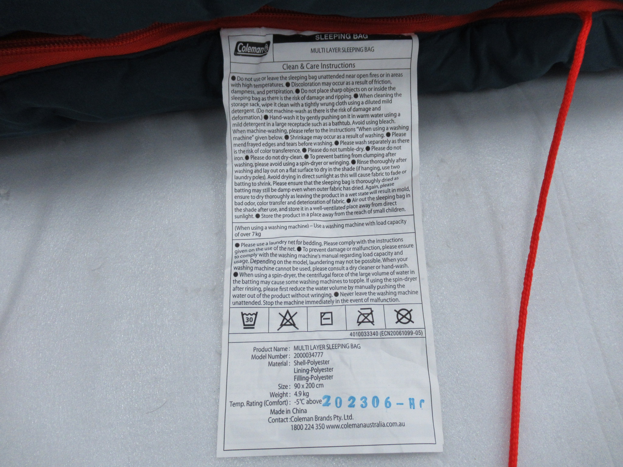 Coleman（コールマン）  マルチレイヤースリーピングバッグ