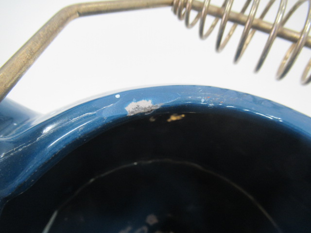 その他ブランド 青エナメルコーティングケトル