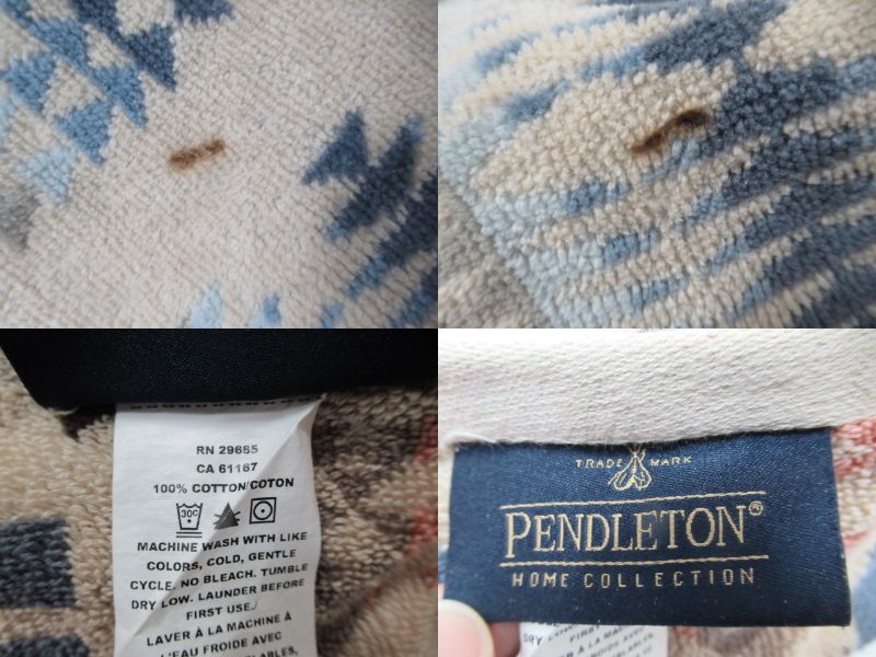 その他ブランド ペンドルトン オーバーサイズジャガードタオル