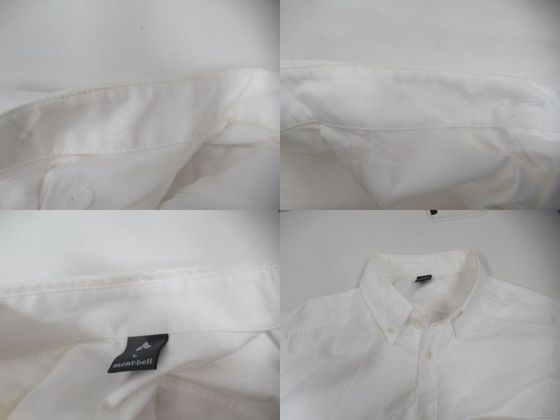 mont-bell（モンベル）  コアスパン オックスフォード ボタンダウンシャツ