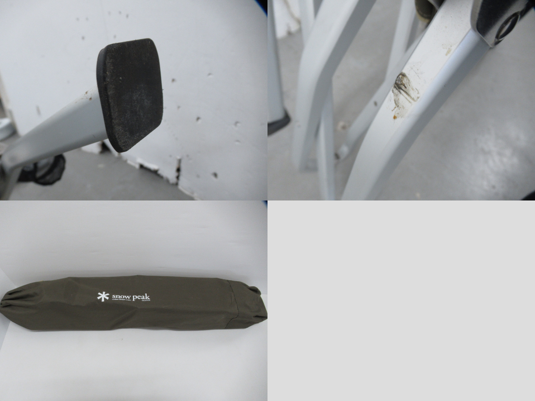 Snow Peak(スノーピーク) ローチェア30 カーキ カップホルダーセット