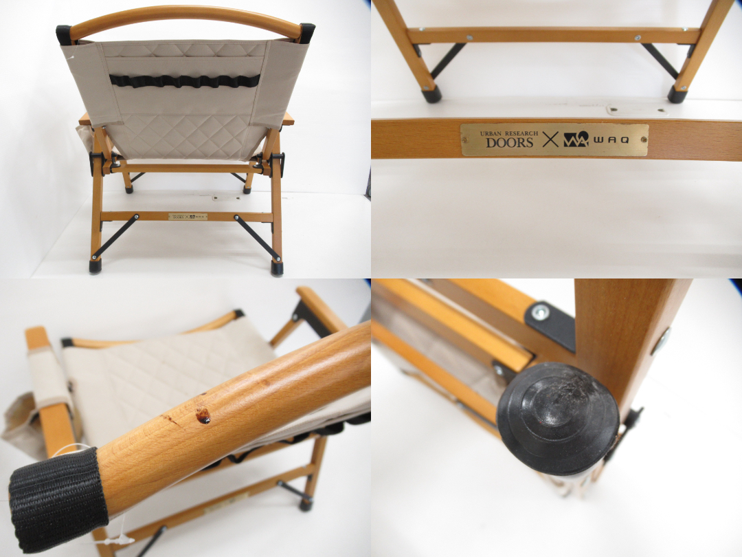 WAQ(ワック) アーバンリサーチ フォールディングウッドチェア (1)