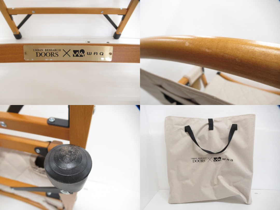 WAQ(ワック) アーバンリサーチ フォールディングウッドチェア (2)