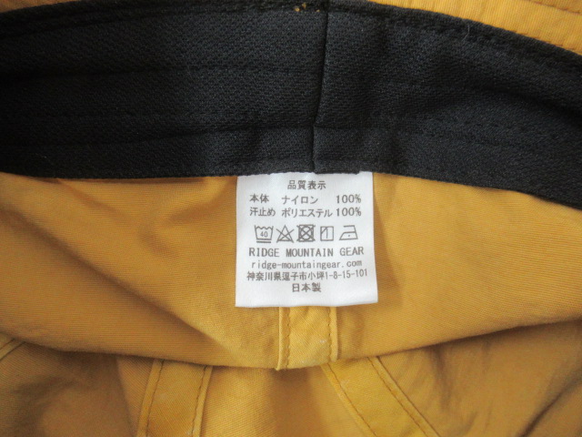 RIDGE MOUNTAIN GEAR（リッジマウンテンギア）  Enough Hat