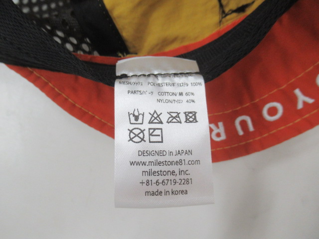 milestone(マイルストーン) Original Cap