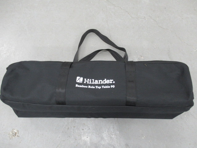 Hilander（ハイランダー）  バンブーロールトップテーブル90cm