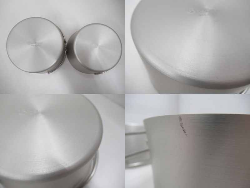 Belmont（ベルモント）  アルミ・チタン シェラカップ4点セット