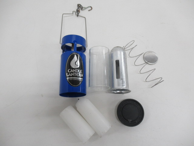 UCO（ユーコ）  キャンドルランタン ブルー キャンドルセット 旧ロゴ