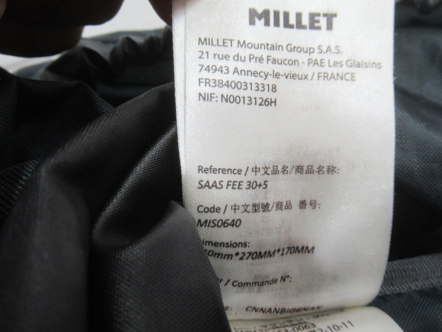 Millet（ミレー）  サースフェー 30+5