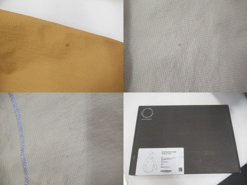 山と道  UL All-weather Hoody S イエロー