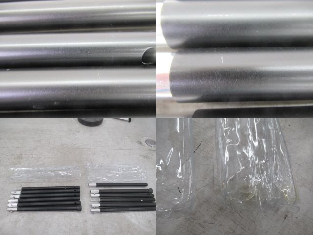 FIELDOOR(フィールドア) アルミテントポール230×2本セット