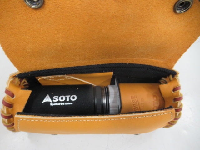 SOTO（ソト・新富士バーナー）  Danner Hinoto レザーケース＋レザータンクカバー