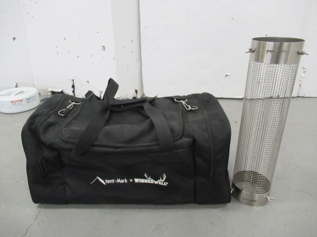 tent-Mark DESIGNS（テンマクデザイン）  ウッドストーブサイドヴュー M ケースセット 63mm煙突