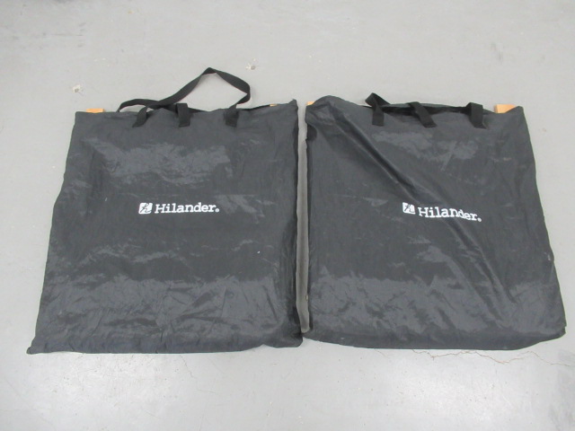 Hilander(ハイランダー) ハイランダー リクライニングローチェア 2脚セット カーキ