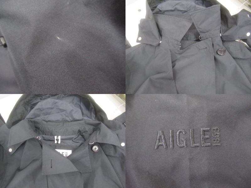 AIGLE(エーグル) ゴアテックス フーデッド トレンチコート