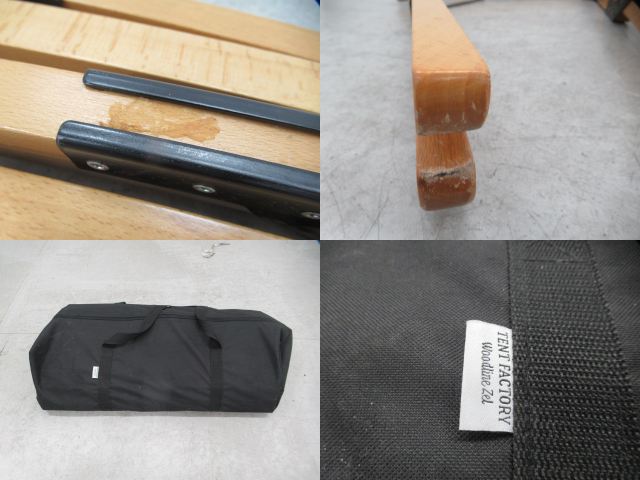 TENT FACTORY(テントファクトリー) ZEL ロールトップテーブル 120W ウッドライン