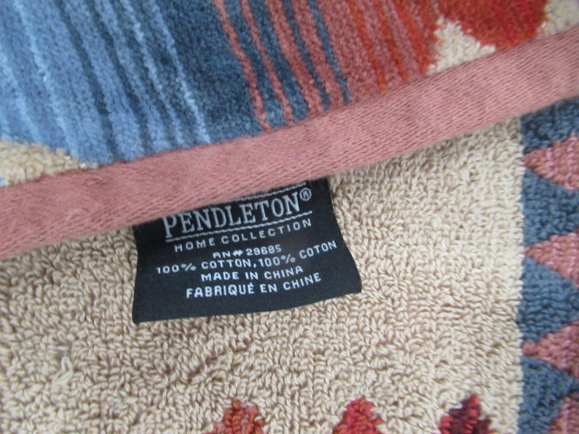 PENDLETON（ペンドルトン）  オーバーサイズジャガードタオル 2点セット