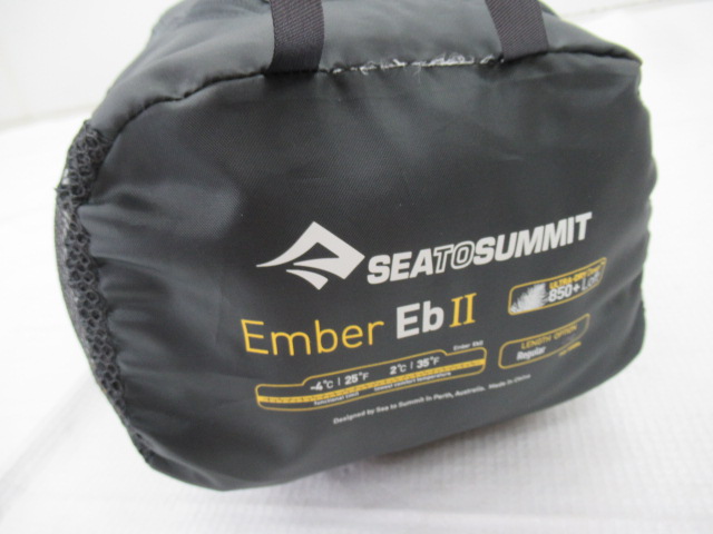 SEA TO SUMMIT（シートゥーサミット）  Ember EbII エンバーダウンキルト レギュラー