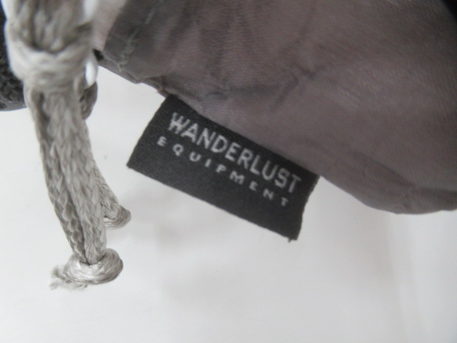 WANDERLUST EQUIPMENT（ワンダーラストエクイップメント）  カンパラパックミニ グレー×ホワイト サコッシュ